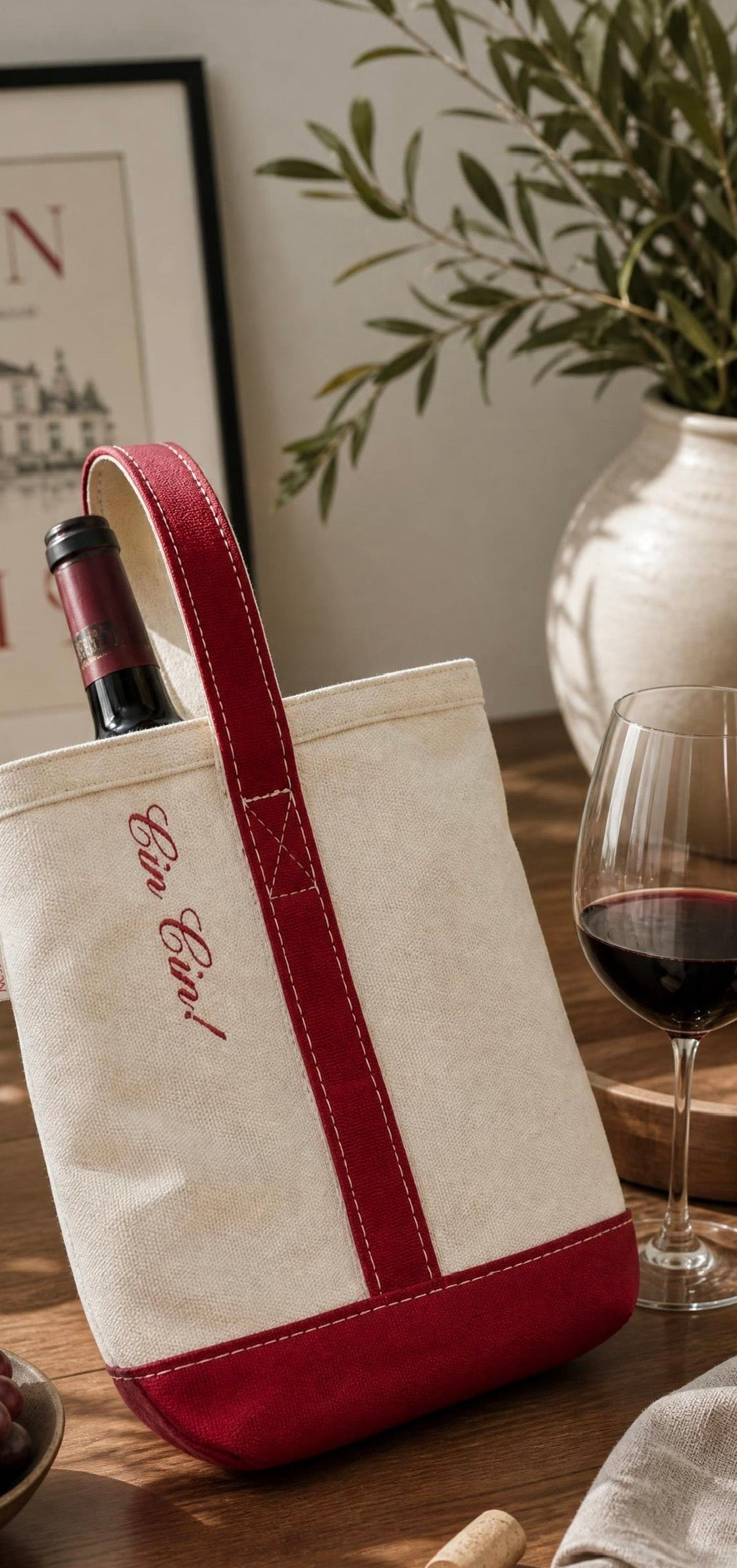 Classic Wine Tote