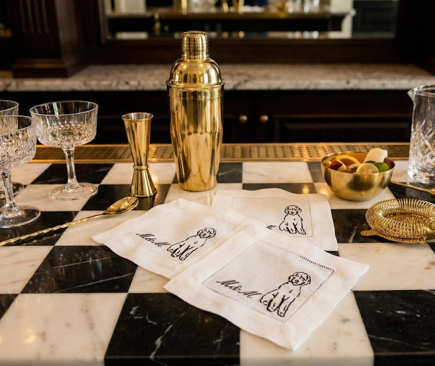 Custom Cocktail Napkins