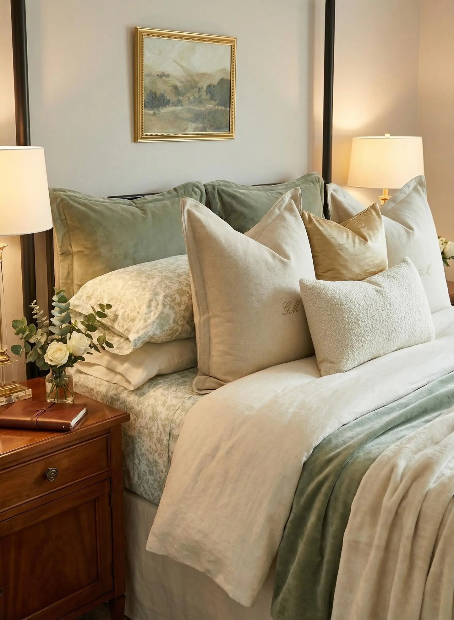 Camelia Throw Pillowcase